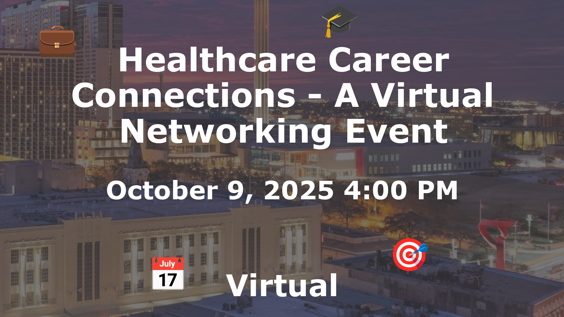 Healthcare Career Connections - A Virtual Networking Event event image